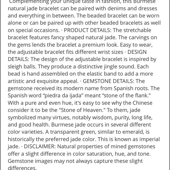 ‼️ NATURAL JADE BURMESE CARVED BEADS❣️ - Picture 3 of 4